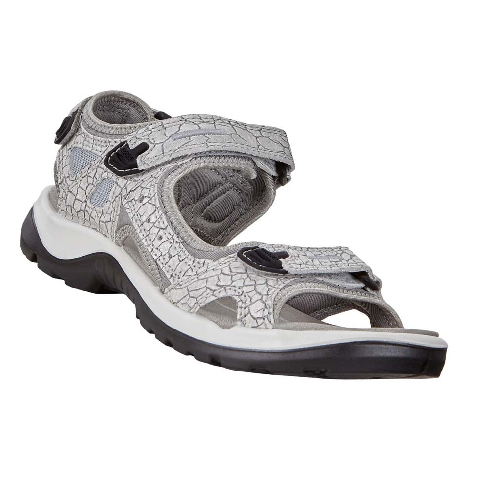 Women's Ecco Yucatan Sandals Silver | USA 198VRW